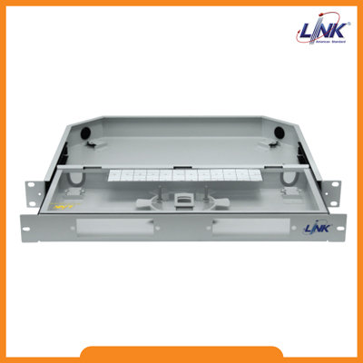 UF-2012A : 6-24F (2 Snap-In) Rack mount DRAWER (1U), Unload, D = 33.20 Slide ด้วยรางลูกปืน