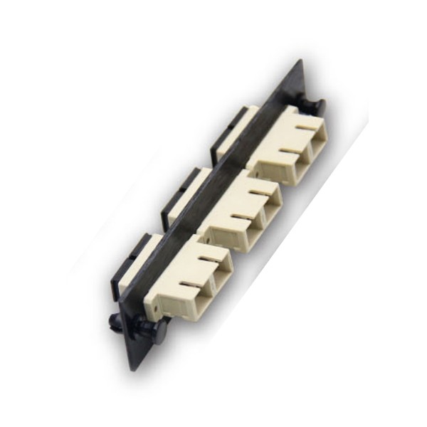 Link UF-2166 Fiber Optic 3 SC Duplex Snap-In Adapter Plate (MM.)